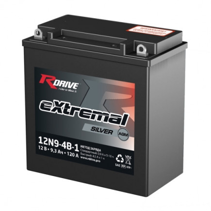 RDrive Extremal SILVER 12V 9Ah 12N9-4B-1