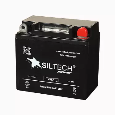 SILTECH VRLA1208.1 12V8Ah (12N7-3B YT7B-BS) (п.п.)
